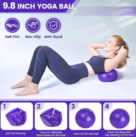 Yoga and Pilates Kit with Ring Ball and Resistance Bands